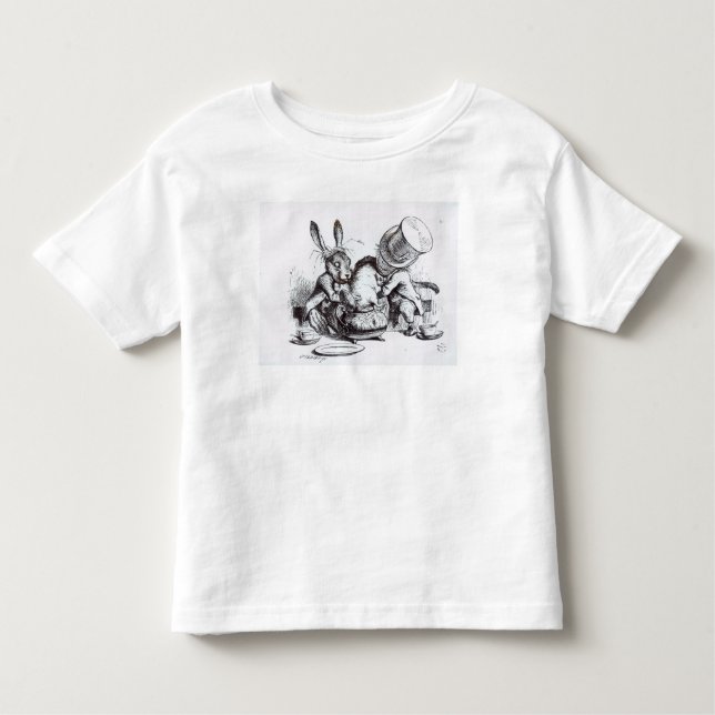 The Mad Hatter and the March Hare Toddler T-shirt (Front)