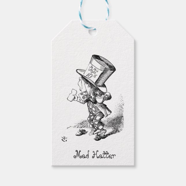 The Mad Hatter  Gift Tags (Front)