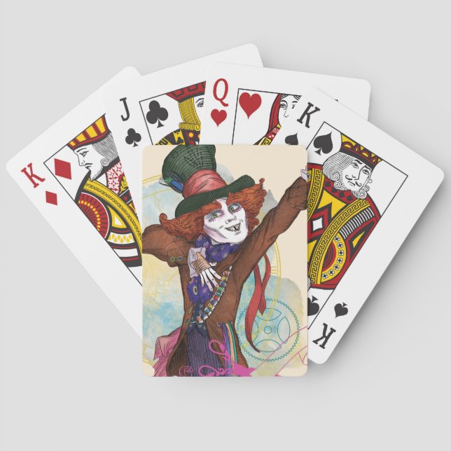 The Mad Hatter | I am NOT an Illusion 2 Poker Cards (Back)