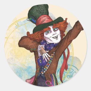 The Mad Hatter I am NOT an Illusion Classic Round Sticker