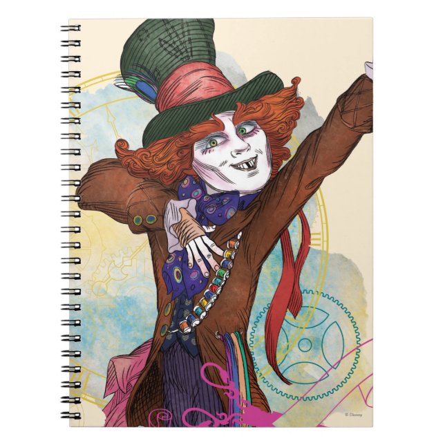 The Mad Hatter | I am NOT an Illusion Notebook (Front)