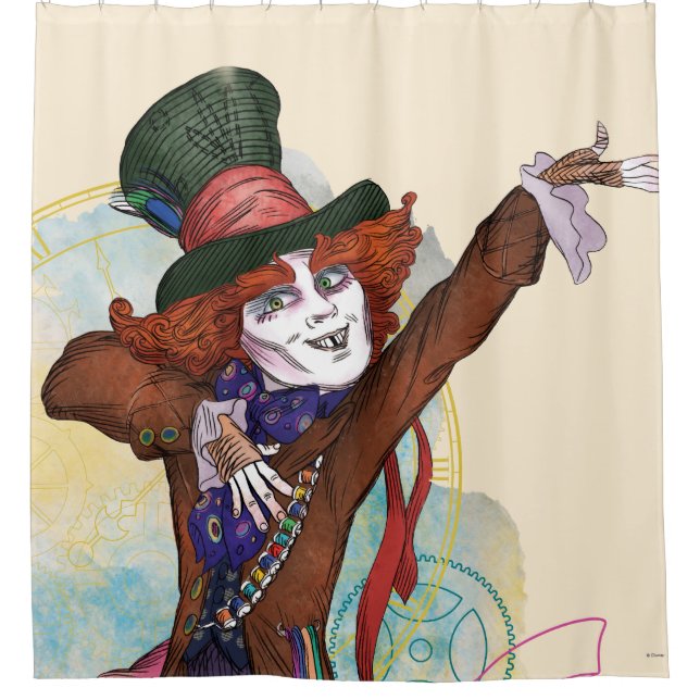 The Mad Hatter | I am NOT an Illusion Shower Curtain (Front)