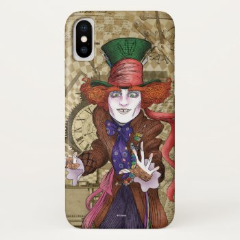 The Mad Hatter | Mad As A Hatter 2 Iphone X Case by AliceLookingGlass at Zazzle