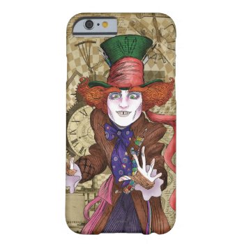 The Mad Hatter | Mad As A Hatter 2 Barely There Iphone 6 Case by AliceLookingGlass at Zazzle
