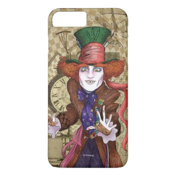 The Mad Hatter | Mad As A Hatter 2 Iphone 8 Plus/7 Plus Case by AliceLookingGlass at Zazzle