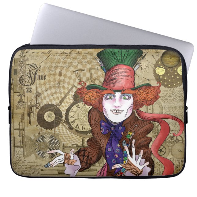 The Mad Hatter | Mad as a Hatter 2 Laptop Sleeve (Front)