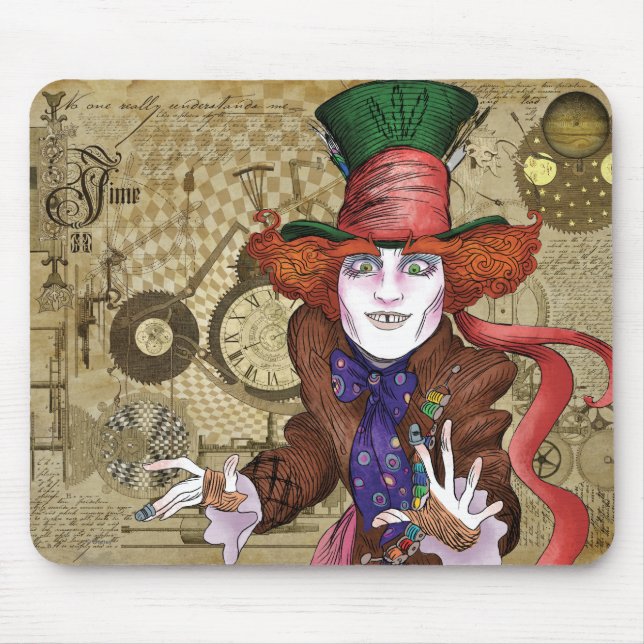 The Mad Hatter | Mad as a Hatter 2 Mouse Pad (Front)