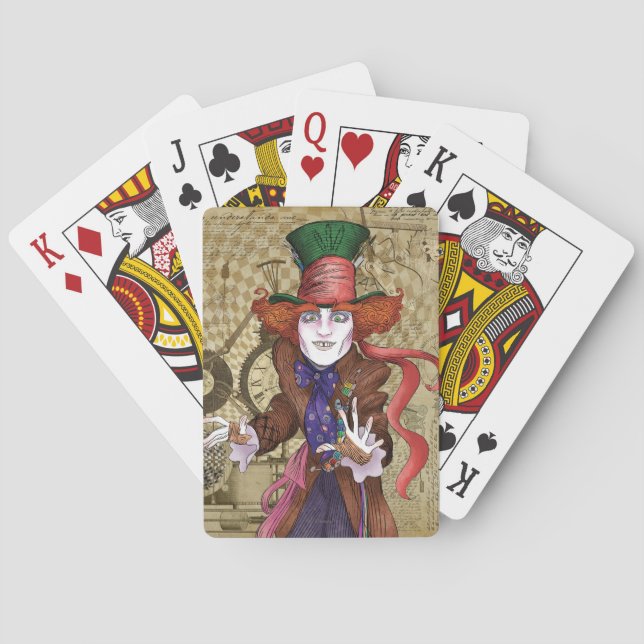 The Mad Hatter | Mad as a Hatter 2 Poker Cards (Back)