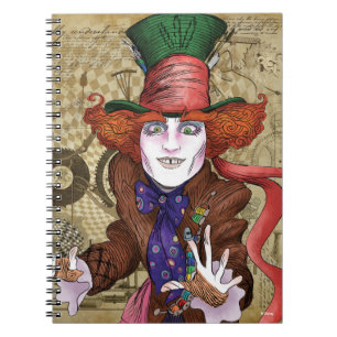 The Mad Hatter Mad as a Hatter Notebook