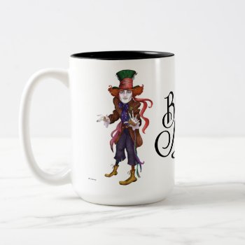 The Mad Hatter | Mad As A Hatter Two-tone Coffee Mug by AliceLookingGlass at Zazzle