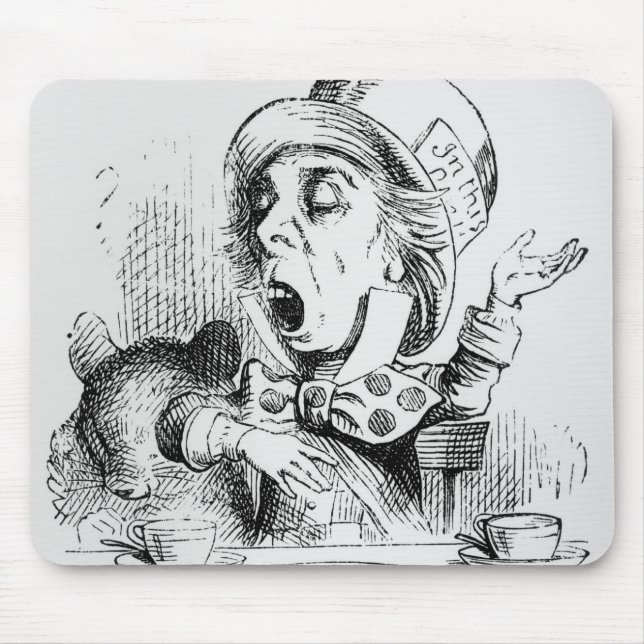 The Mad Hatter Mouse Pad (Front)