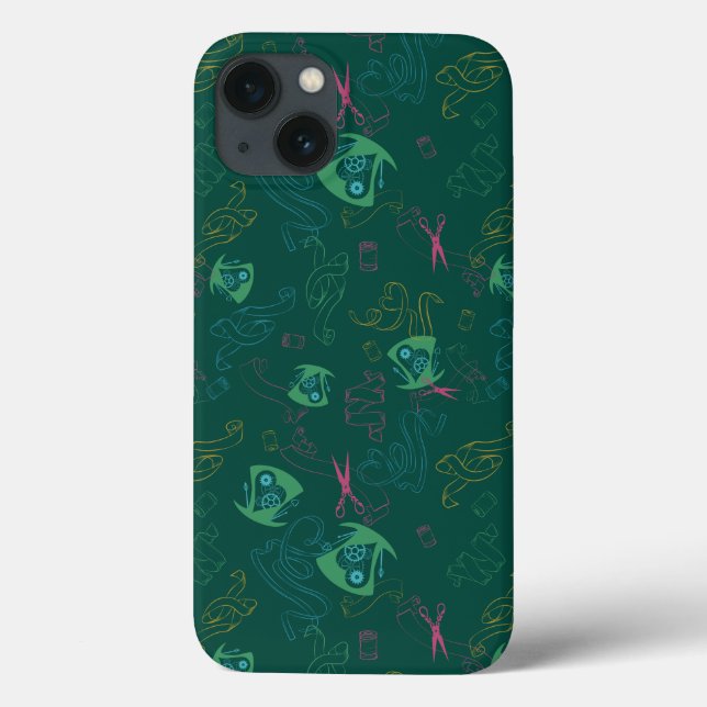 The Mad Hatter Pattern Case-Mate iPhone Case (Back)