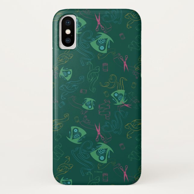 The Mad Hatter Pattern Case-Mate iPhone Case (Back)