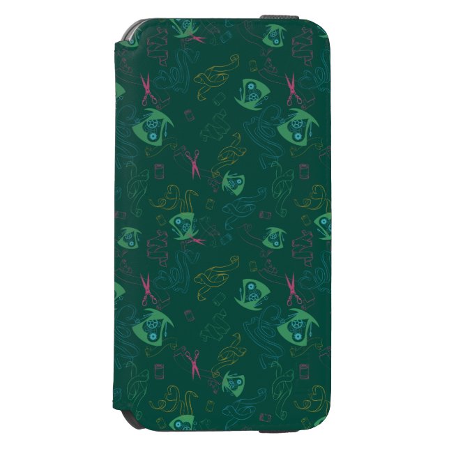 The Mad Hatter Pattern Incipio iPhone Wallet Case (Folio Front)