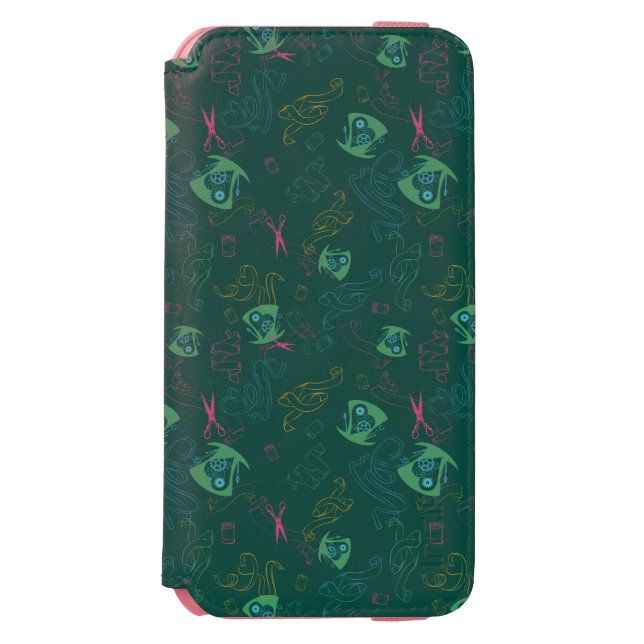 The Mad Hatter Pattern Incipio iPhone Wallet Case (Folio Front)