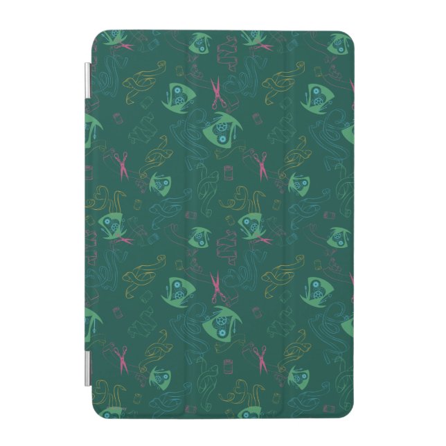The Mad Hatter Pattern iPad Mini Cover (Front)