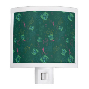 The Mad Hatter Pattern Night Light