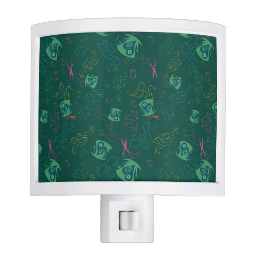 The Mad Hatter Pattern Night Light (Front)