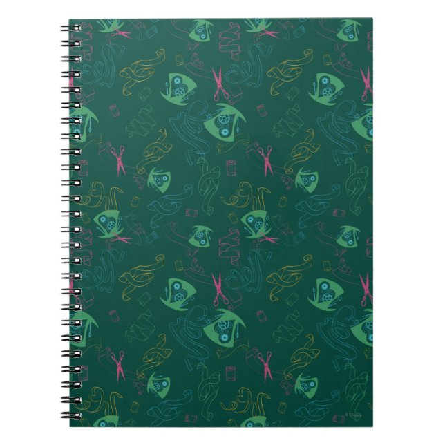 The Mad Hatter Pattern Notebook (Front)
