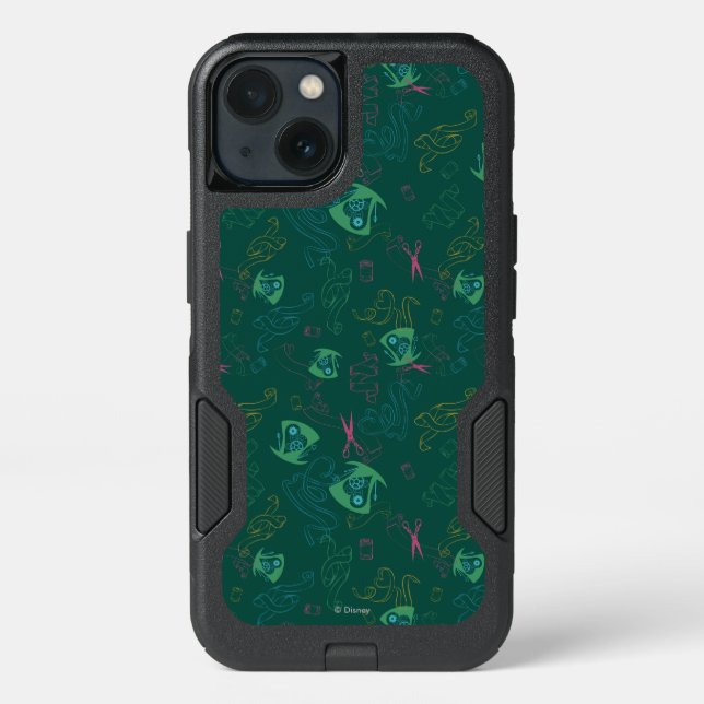 The Mad Hatter Pattern Otterbox iPhone Case (Back)