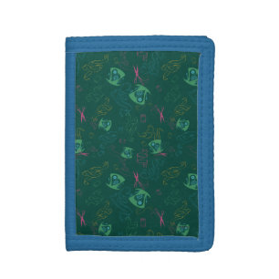 The Mad Hatter Pattern Tri-fold Wallet