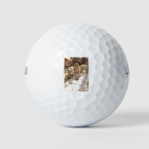 THE MAD HATTERS TEA_PARTY GOLF BALLS