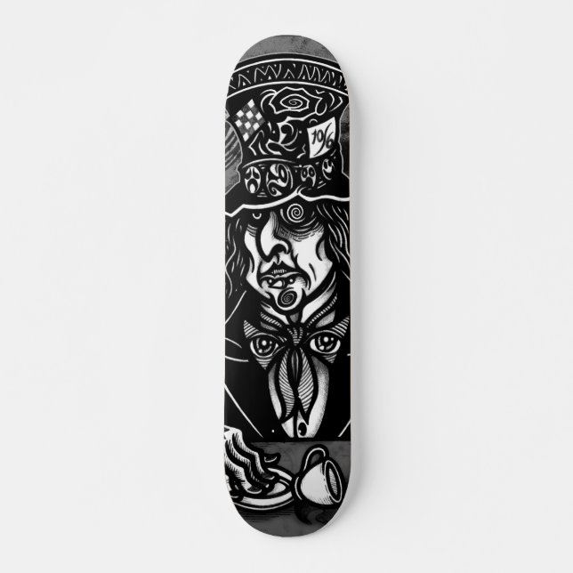 The MAD HATTER Skateboard Deck (Front)