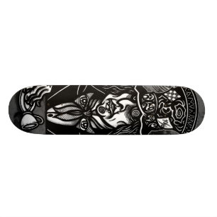 The MAD HATTER Skateboard Deck