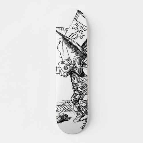 The Mad Hatter Skateboard Deck