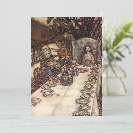 The Mad Hatter Tea Party by Arthur Rackham (Standing Front)