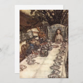 The Mad Hatter Tea Party by Arthur Rackham (Front/Back)