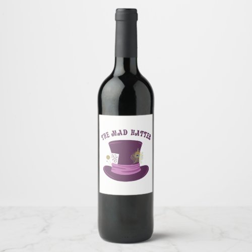 The Mad Hatter Wine Label