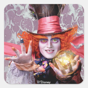 The Mad Hatter You're all Mad Square Sticker