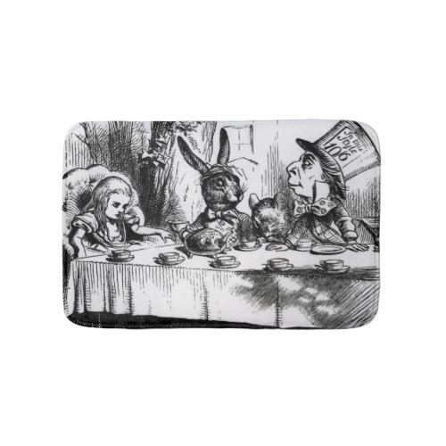 The Mad Hatters Tea Party 2 Bathroom Mat