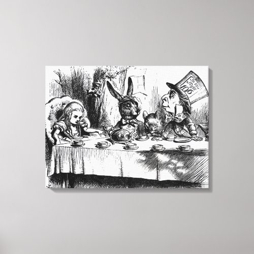 The Mad Hatters Tea Party Canvas Print