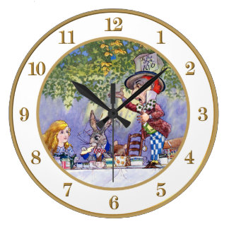 Mad Hatter Wall Clocks | Zazzle