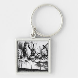The Mad Hatter's Tea Party Keychain
