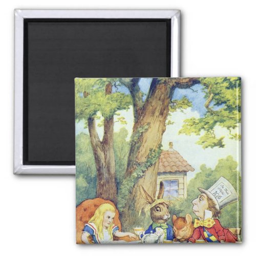 The Mad Hatters Tea Party Magnet