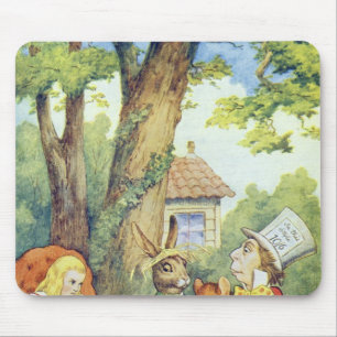The Mad Hatter's Tea Party Mouse Pad