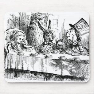 The Mad Hatter's Tea Party Mouse Pad