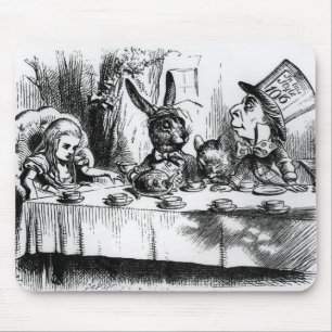 The Mad Hatter's Tea Party Mouse Pad