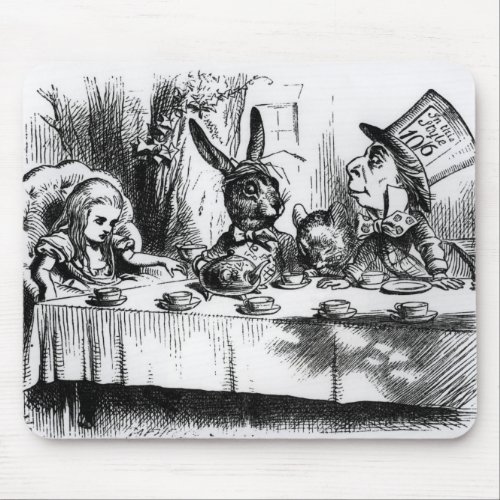 The Mad Hatters Tea Party Mouse Pad