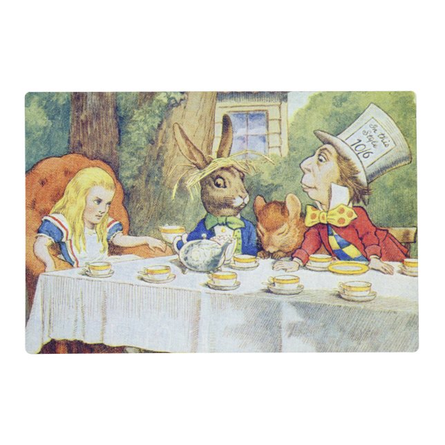 The Mad Hatter's Tea Party Placemat (Front)