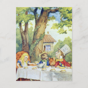 The Mad Hatter's Tea Party Postcard