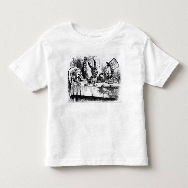 The Mad Hatter's Tea Party Toddler T-shirt (Front)