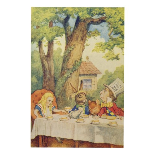 The Mad Hatters Tea Party Wood Wall Decor