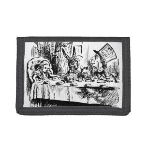 The Mad Tea Party Tri-fold Wallet