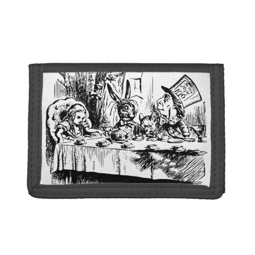 The Mad Tea Party Tri_fold Wallet