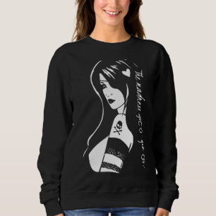 The Madness Got To You Too Grunge Gothic Gothcore  Sweatshirt