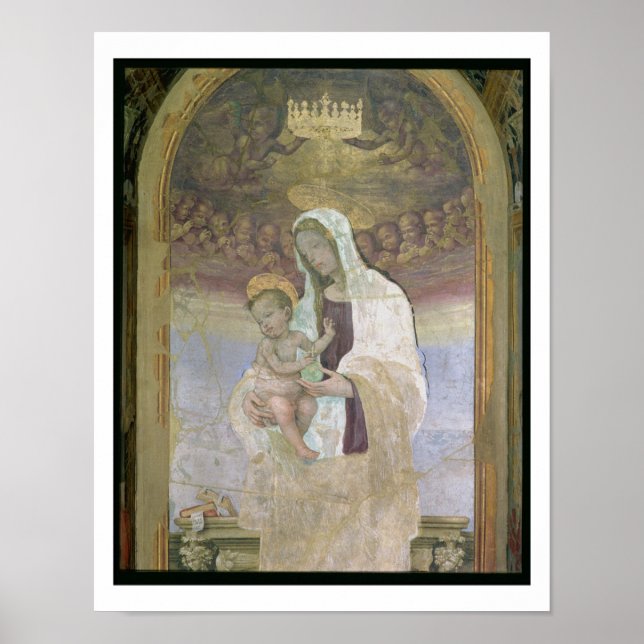 The Madonna and Child, a detail from the tabernacl Poster (Front)